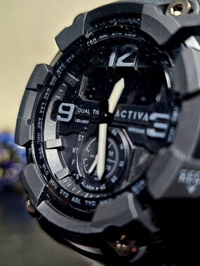 Activa Vextron X Invicta Digital Men's Watch - 52mm, Black (ACW1637-008)